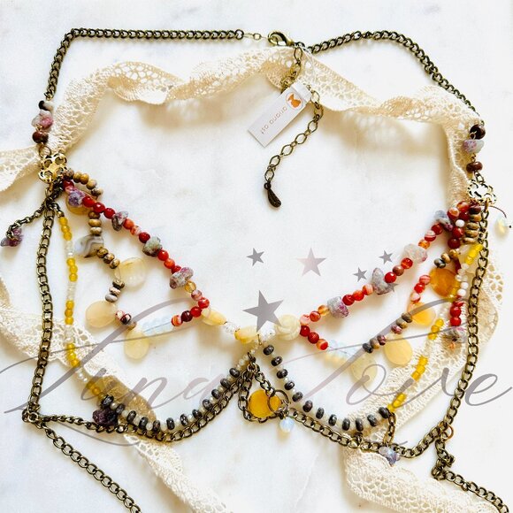 Free People Jewelry - FREE PEOPLE x Ariana Ost Semi Precious Stone Body Chain - EXCLUSIVE!